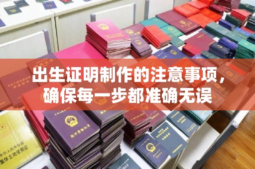 滦平出生证明制作的注意事项，确保每一步都准确无误